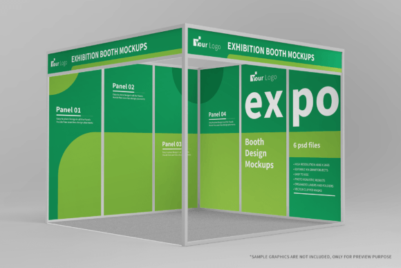 Download Exhibition Tradeshow Booth Mockup - Exhibition Collection