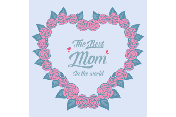 Download Best Mom in the World Card Decoration - Card Collection