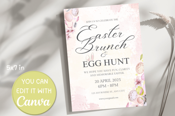 Download Editable Easter Egg Invitation Card - Card Collection