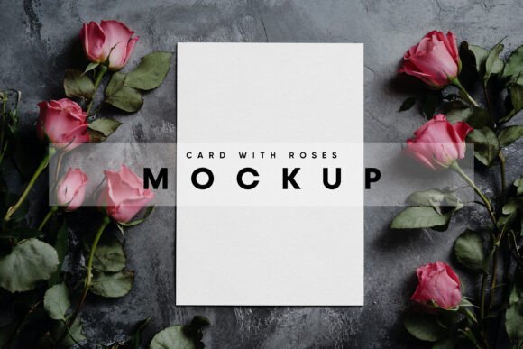 Download Valentines Day Card on Floor Mockup - Card Collection